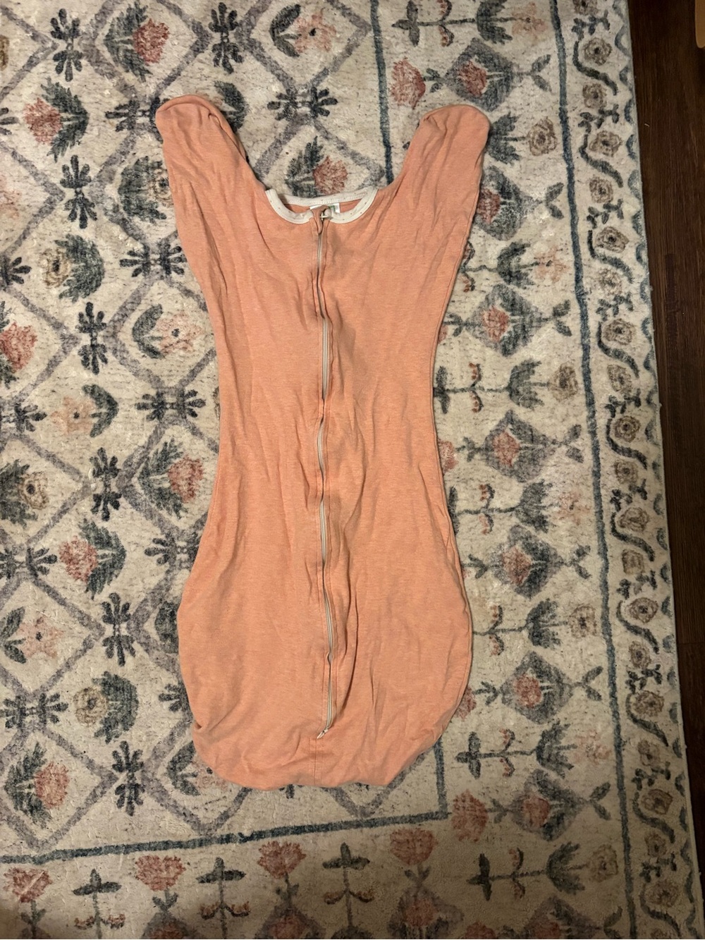 Swaddle Designs Peach Double Zip Sleep Sack